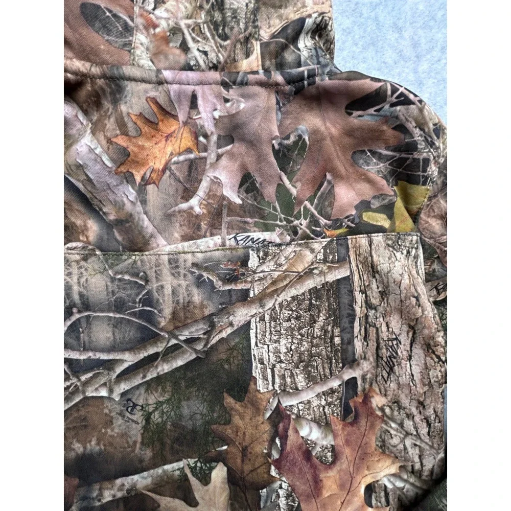 RedHead Youth Medium Kanati Camo Quarter Zip Fleece Hoodie Hunting Jacket